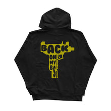 Load image into Gallery viewer, "Back on my BS" Hoodie blk mens