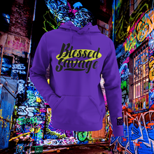Load image into Gallery viewer, Blessed Hoodie with Sleeve Logo