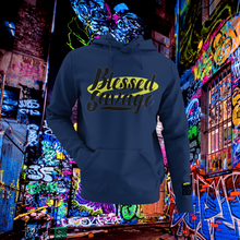Load image into Gallery viewer, Blessed Hoodie with Sleeve Logo